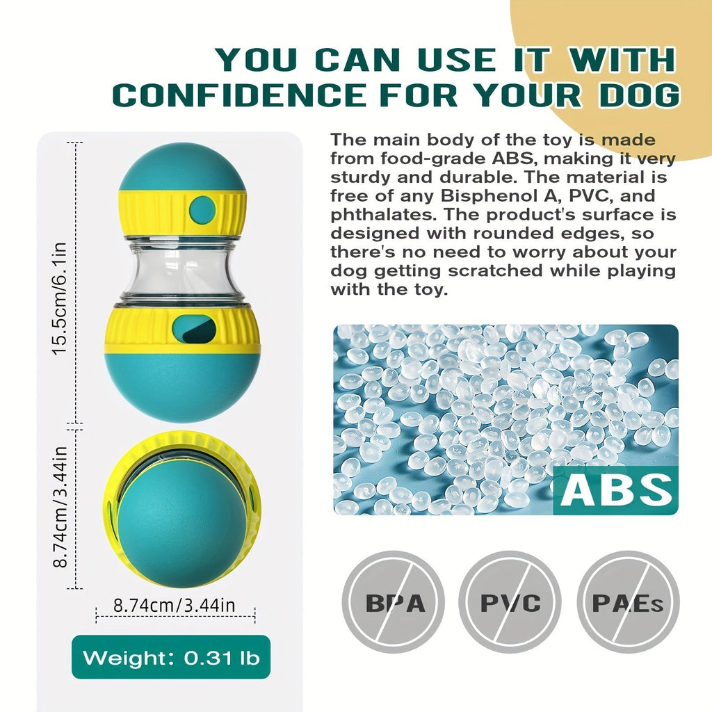 Durable Interactive Dog Treat Dispenser Toy