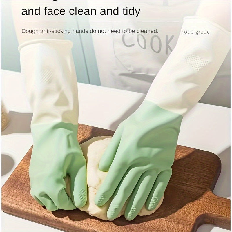 3 Pairs Waterproof Latex Kitchen Gloves