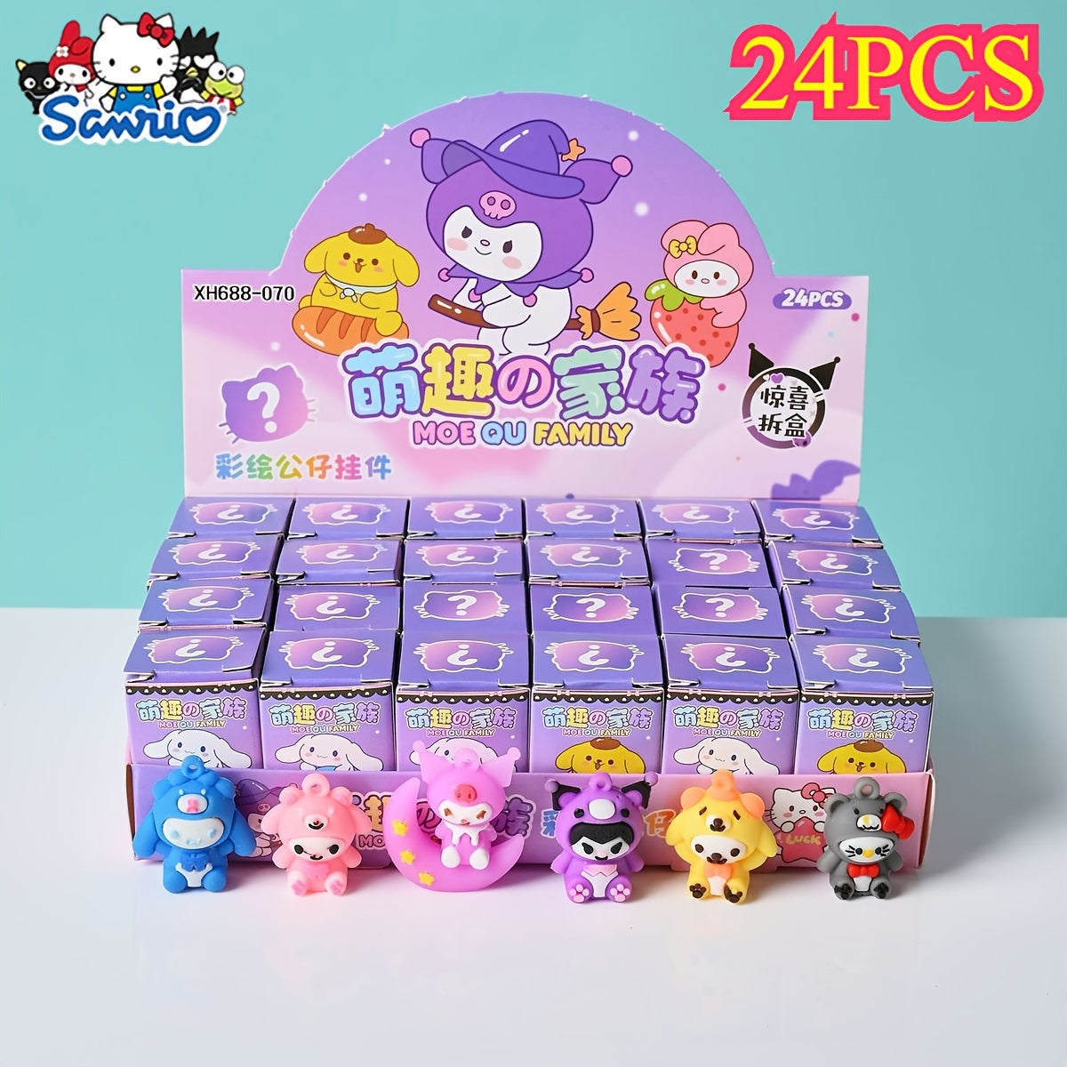 A Mystery Blind Box Set Containing 24pcs
