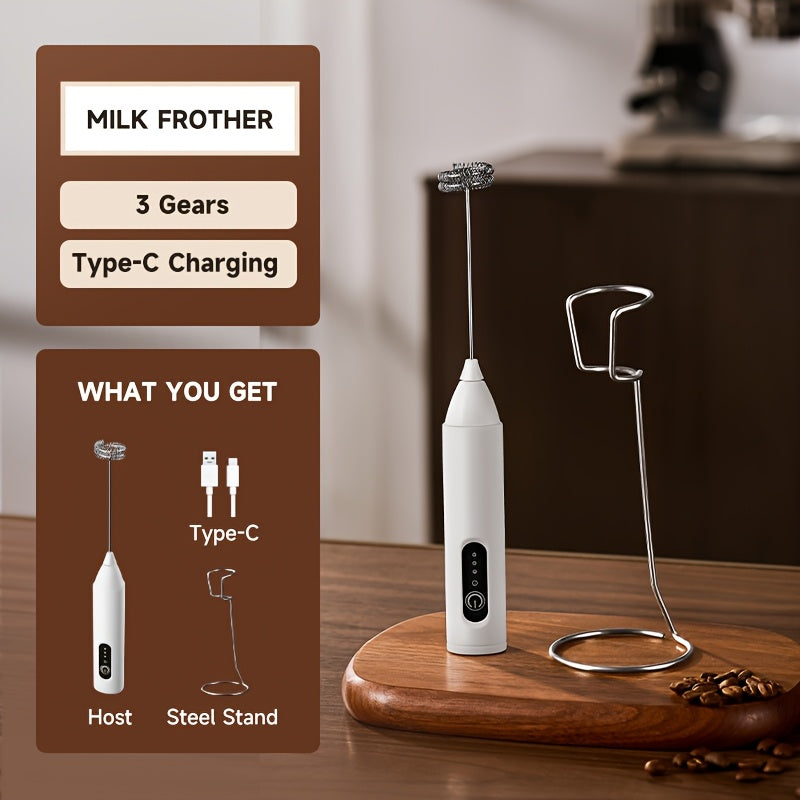 Rechargeable Electric Milk Frother