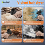 400000 Cordless Electric Compressed Air Duster | Mini Turbine Fan