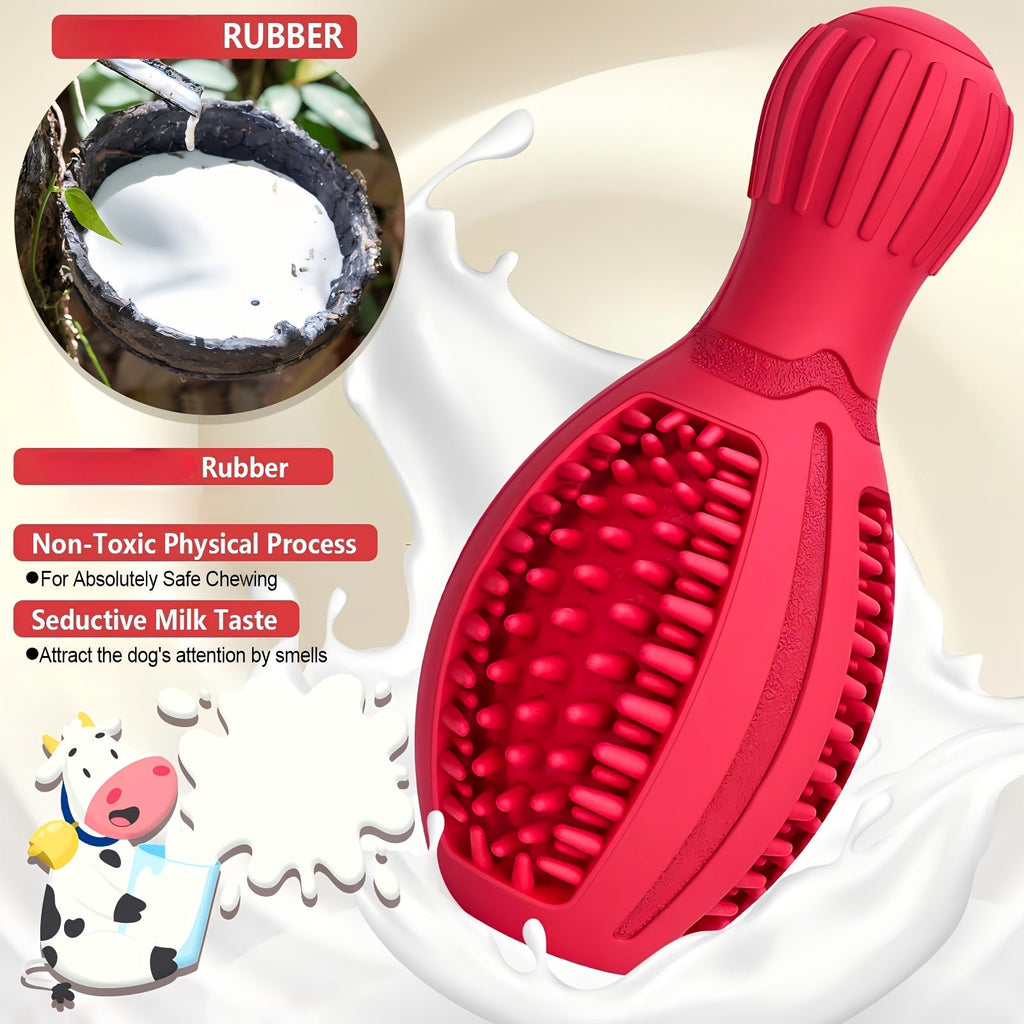 Interactive Bowling Ball Dog Chew Toy