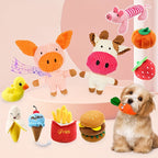 15pcs Cuddle Paws Cartoon Plush Dog Toy Set