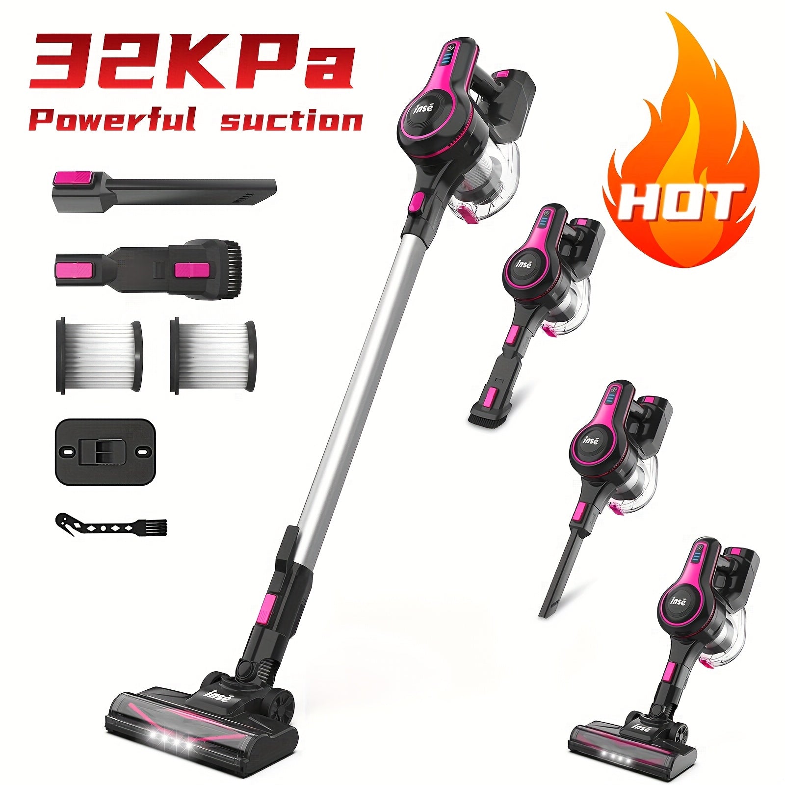 INSE N5 Vacuum Cleaners For Home Cordless