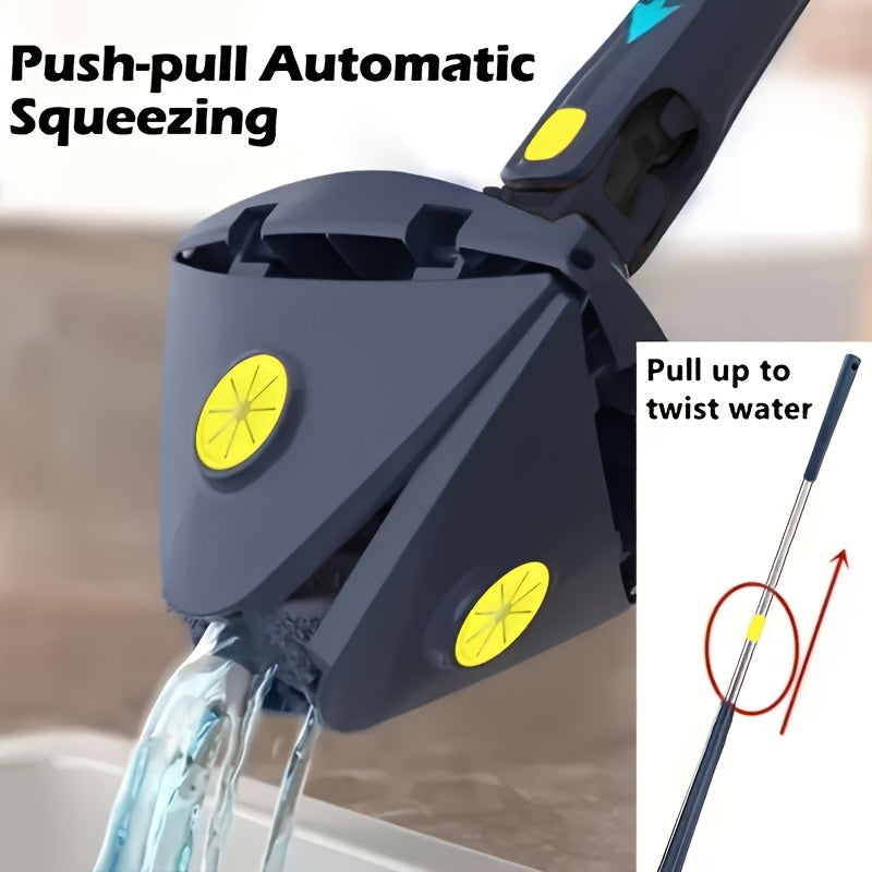 1pc Rotatable Triangle Mop 1pc 360-Degree Rotatable Triangle Mop