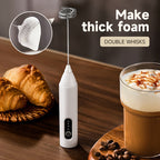 Rechargeable Electric Milk Frother