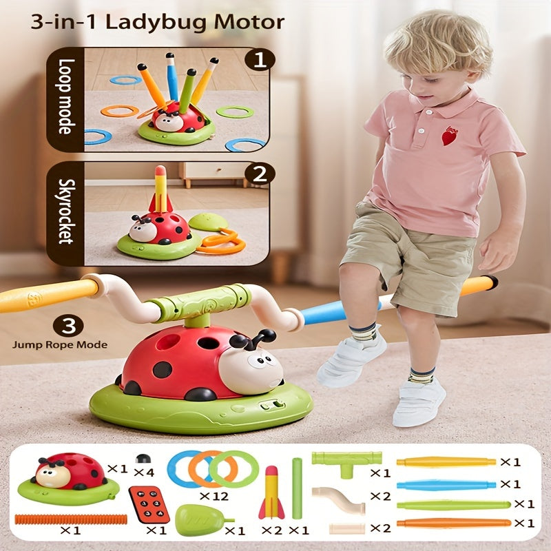 3-in-1 Ladybug Motor Exercise Machine