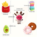 15pcs Cuddle Paws Cartoon Plush Dog Toy Set